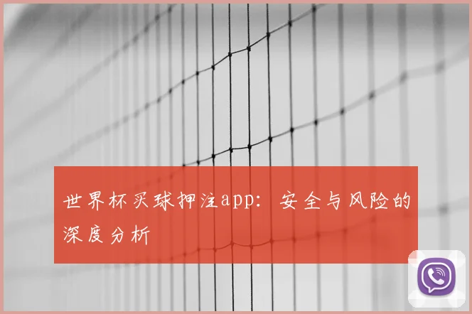 世界杯买球押注app:安全与风险的深度分析